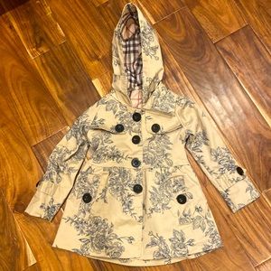 Size 3 Raincoat with Removable Hood